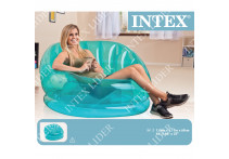 68593 Надувное кресло Intex Cosmo Chair, голубое
