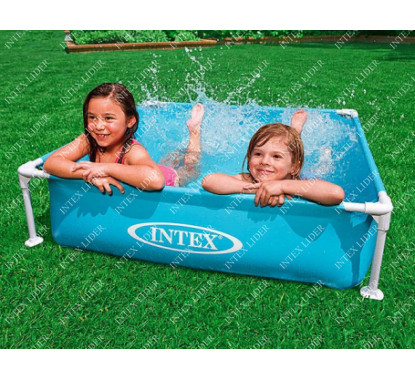 Каркасный бассейн мини (синий), 122х122х30 см, от 3 лет 57173